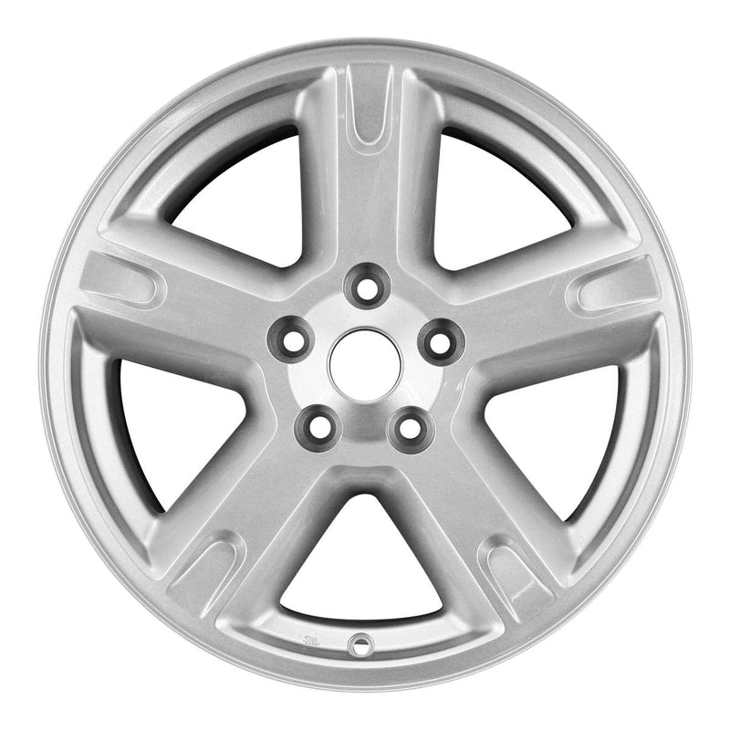 2007 dodge nitro wheel 17 silver aluminum 5 lug w2303s 1