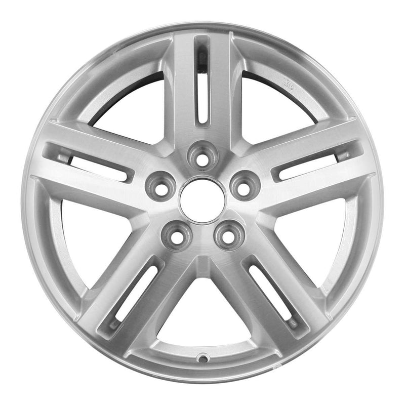 2008 dodge avenger wheel 17 machined silver aluminum 5 lug w2308ms 1