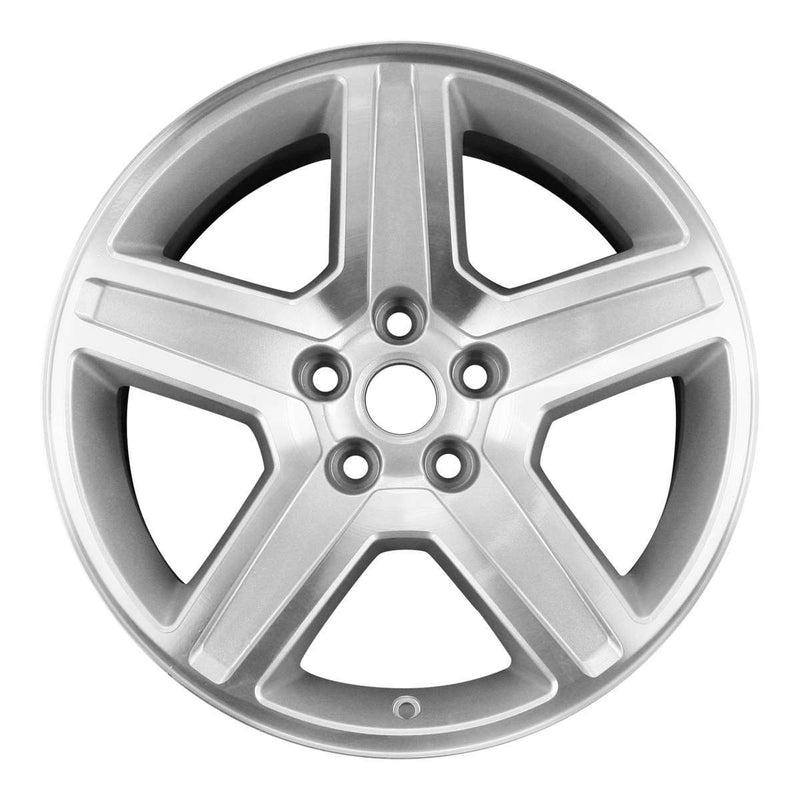 2010 dodge charger wheel 18 machined silver aluminum 5 lug w2326ms 4