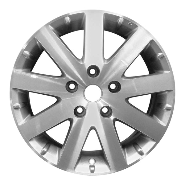 2010 chrysler town wheel 17 machined silver aluminum 5 lug w2332ms 3