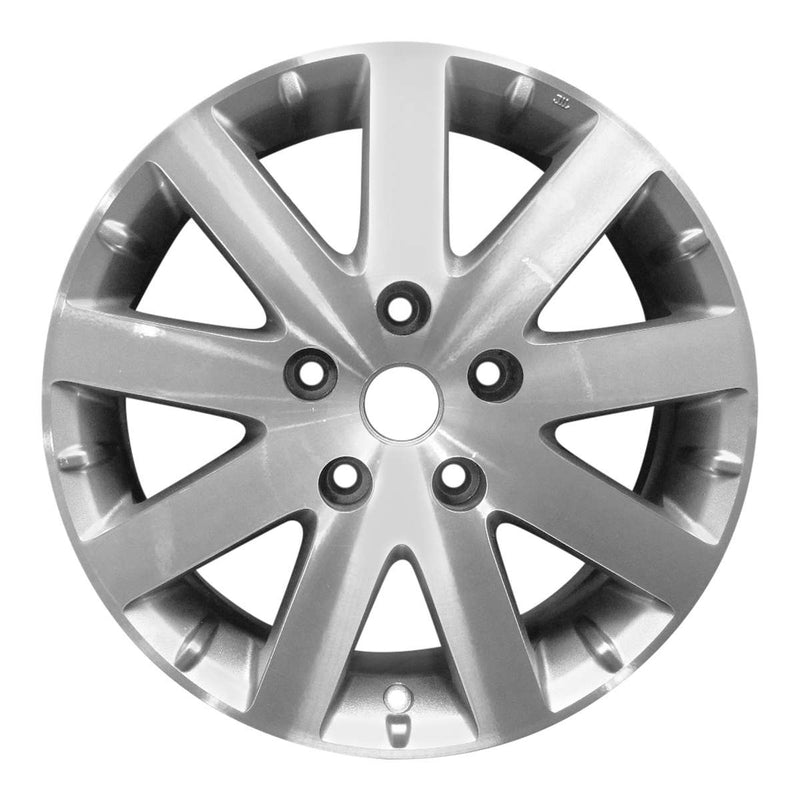 2010 chrysler town wheel 17 machined silver aluminum 5 lug w2332ms 3