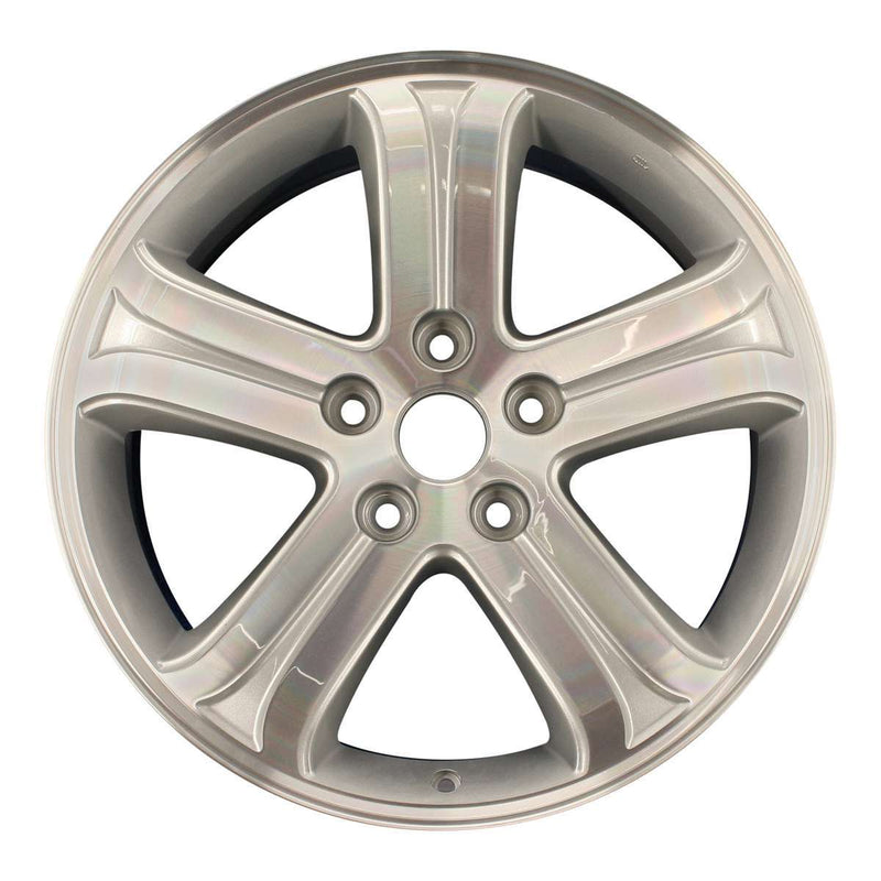 2005 chrysler pacifica wheel 19 machined silver aluminum 5 lug w2369ms 4