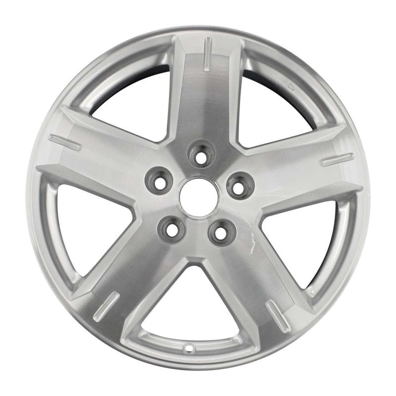 2009 dodge journey wheel 19 machined silver aluminum 5 lug w2373ms 1