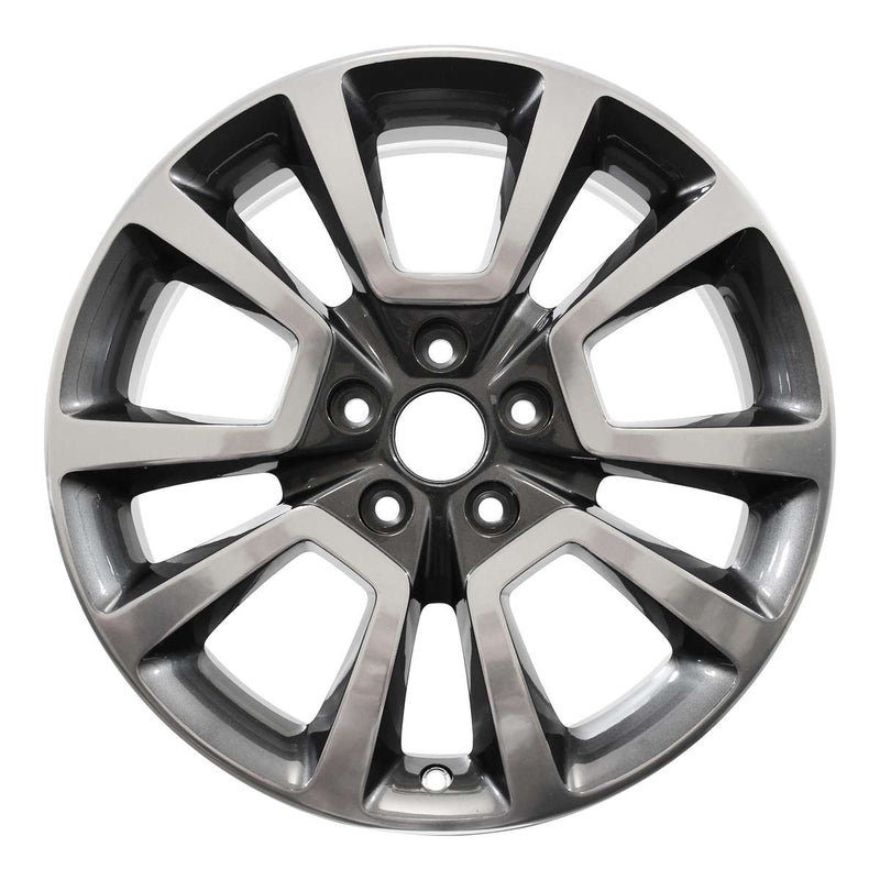 2012 dodge caliber wheel 18 polished charcoal aluminum 5 lug w2381pc 3