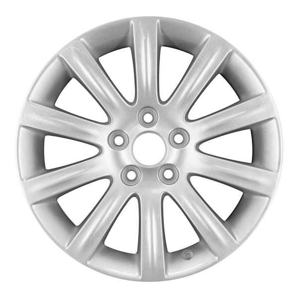 2013 chrysler 200 wheel 17 silver aluminum 5 lug w2391s 3