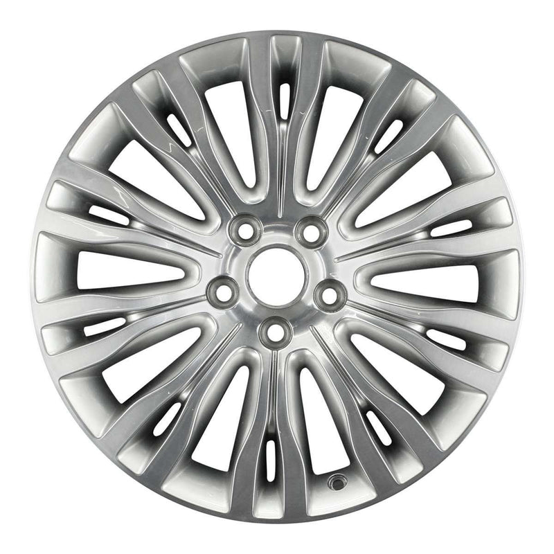 2012 chrysler 200 wheel 18 polished silver aluminum 5 lug w2392ps 2