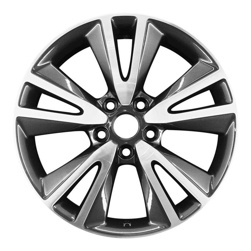 2012 dodge durango wheel 20 polished charcoal aluminum 5 lug w2393pc 2