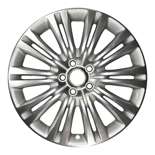 2011 chrysler 300 wheel 19 polished silver aluminum 5 lug w2419ps 1