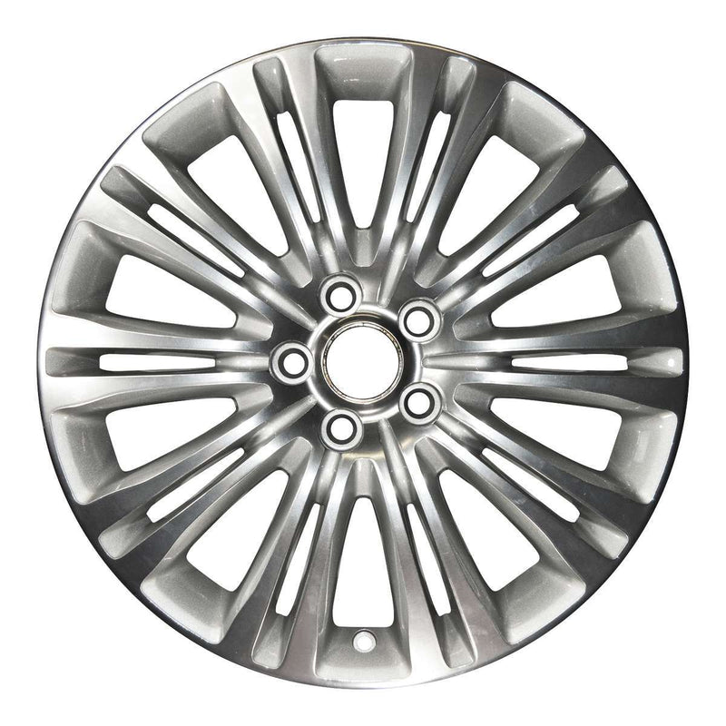 2011 chrysler 300 wheel 19 polished silver aluminum 5 lug w2419ps 1