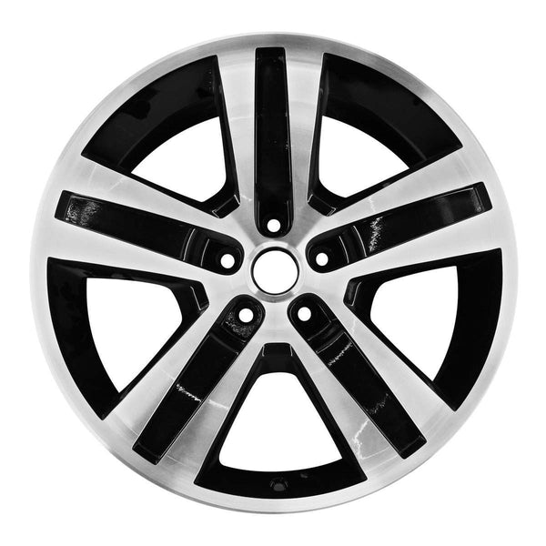 2011 jeep liberty wheel 20 machined gloss black aluminum 5 lug w2429mb 1