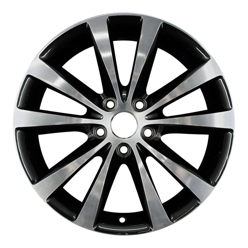 2014 chrysler 200 wheel 18 polished black aluminum 5 lug w2432pb 4