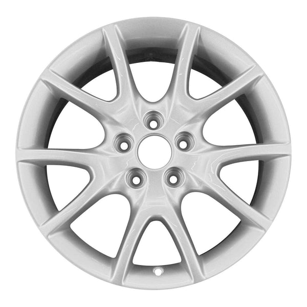 2013 dodge dart wheel 17 silver aluminum 5 lug w2445s 2