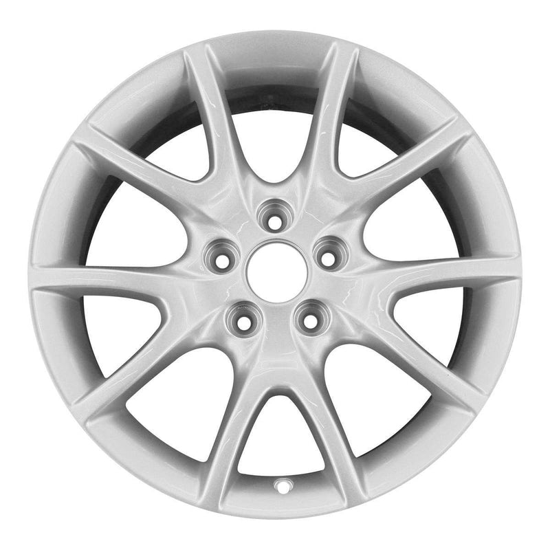 2012 dodge dart wheel 17 silver aluminum 5 lug rw2445s 1