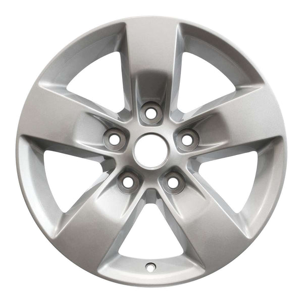 2013 dodge ram wheel 17 silver aluminum 5 lug w2448s 1