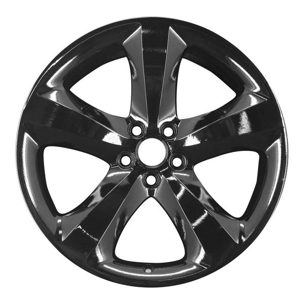 2014 dodge charger wheel 20 black aluminum 5 lug w2461b 7