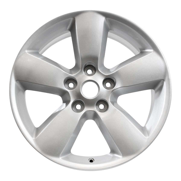 2013 dodge ram wheel 20 silver aluminum 5 lug w2495s 1