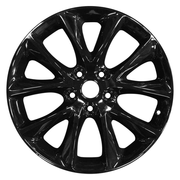 2016 dodge durango wheel 20 black aluminum 5 lug rw2496b 6