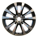 2014 dodge avenger wheel 18 polished black aluminum 5 lug w2504pb 3