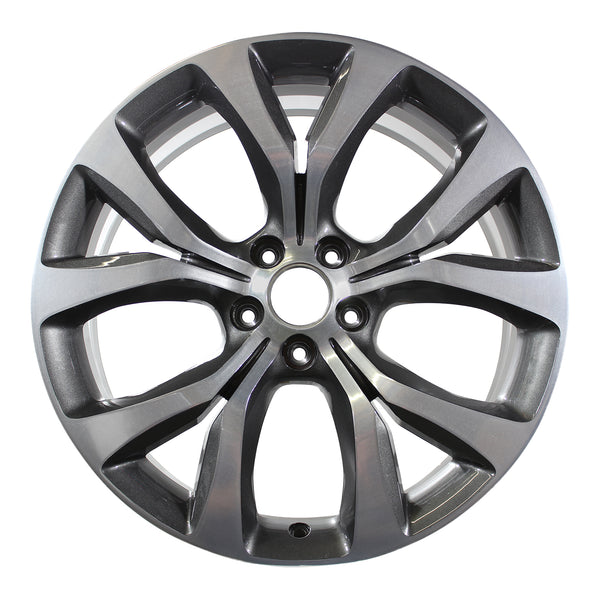 2016 chrysler 200 wheel 19 polished charcoal aluminum 5 lug rw2515pc 2