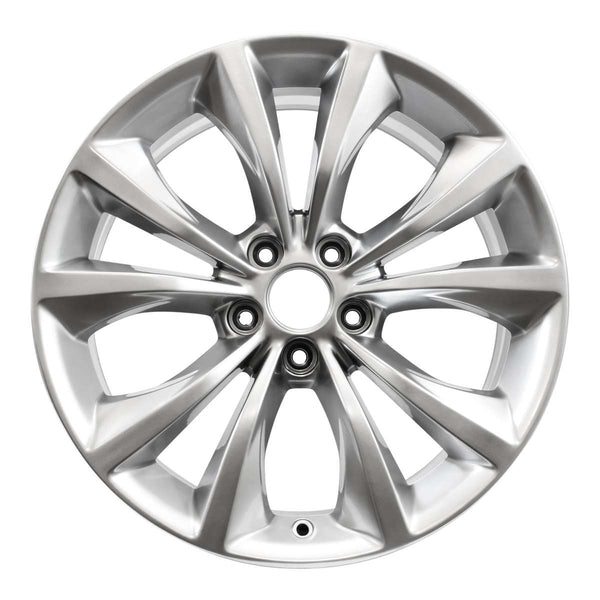 2016 chrysler 200 wheel 18 hyper aluminum 5 lug w2516h 2