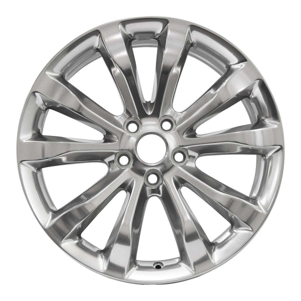 2019 chrysler 300 wheel 19 polished aluminum 5 lug w2538p 6