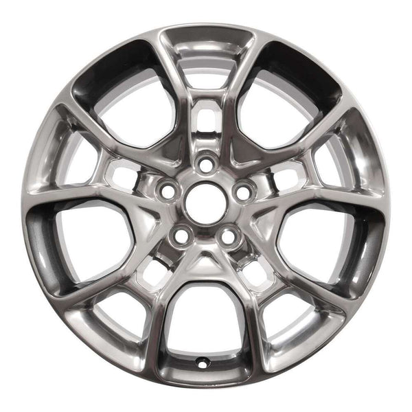 2018 dodge charger wheel 19 polished charcoal aluminum 5 lug w2544pc 4