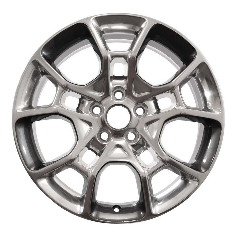 2015 dodge charger wheel 19 polished charcoal aluminum 5 lug w2544pc 1