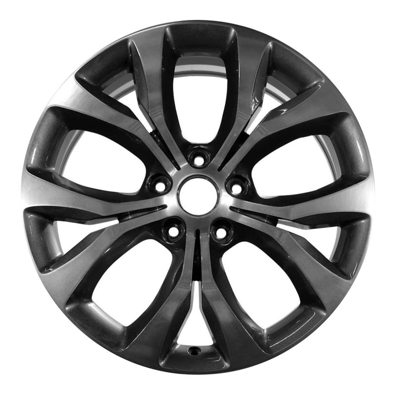 2020 chrysler pacifica wheel 20 machined dark charcoal aluminum 5 lug w2596mc 4