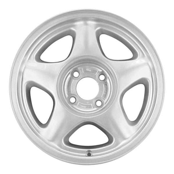 1991 ford mustang wheel 16 silver aluminum 4 lug w3018s 1