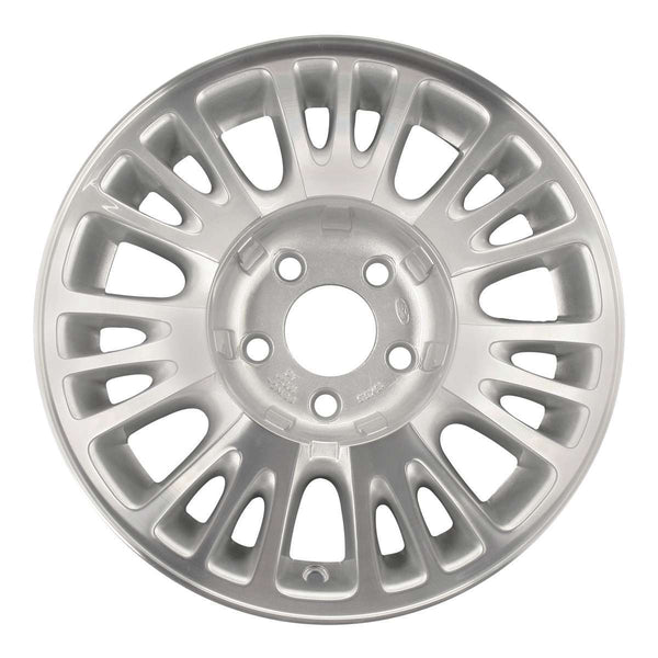 1996 mercury cougar wheel 15 machined silver aluminum 5 lug w3168ms 1