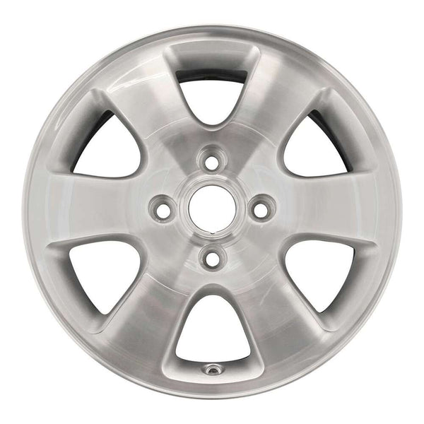 1997 mercury mystique wheel 15 machined silver aluminum 4 lug w3215ms 1