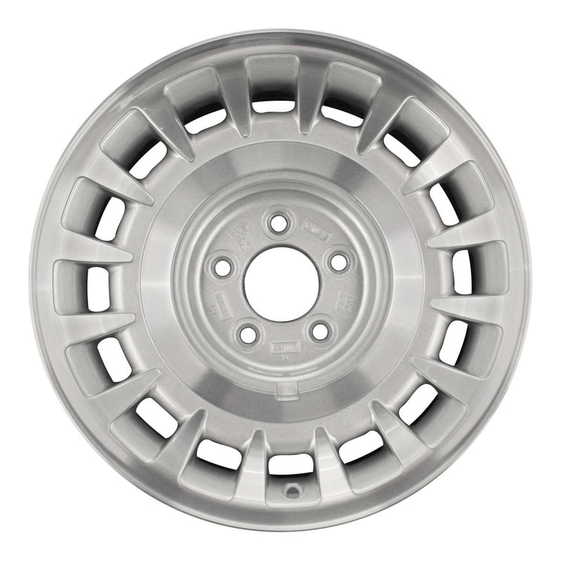 2001 lincoln town wheel 16 machined silver aluminum 5 lug w3271ms 4