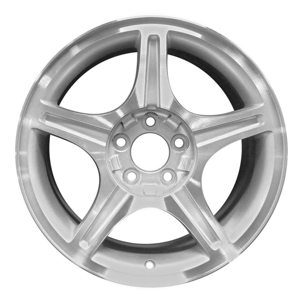 2003 ford mustang wheel 17 machined silver aluminum 5 lug w3307ms 5