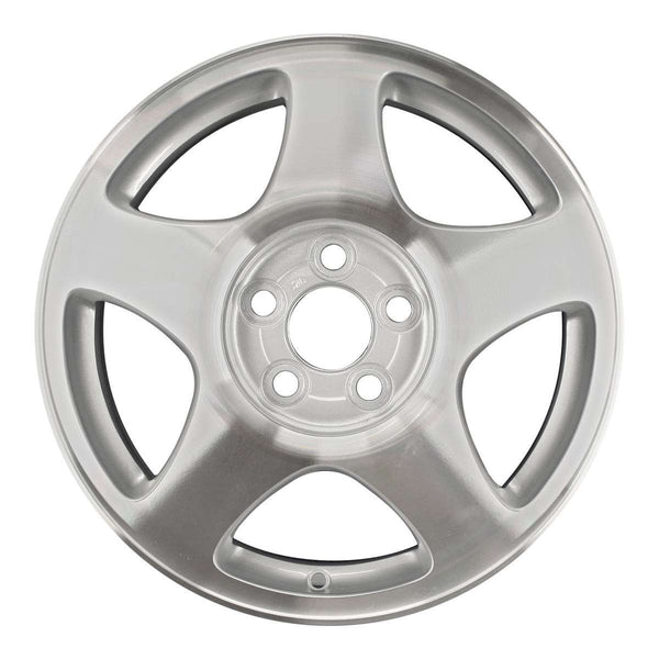 2000 lincoln ls wheel 16 machined silver aluminum 5 lug w3369ms 1