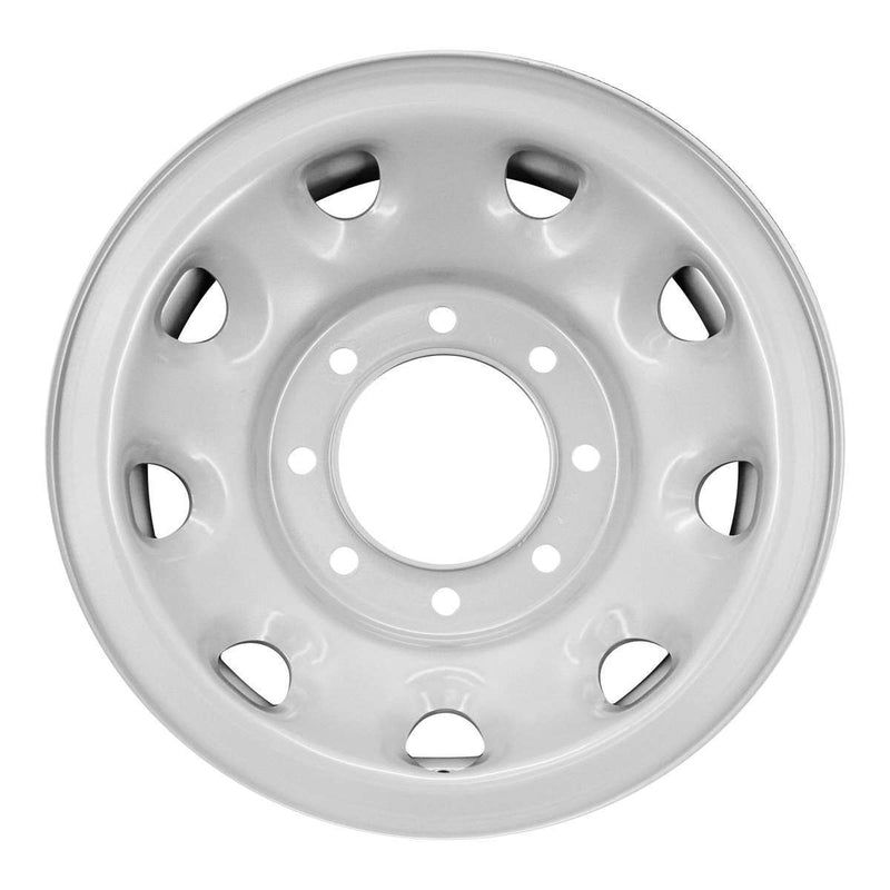 2002 ford f350 wheel 16 silver steel 8 lug w3421s 6