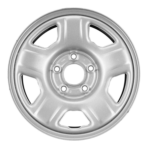 2002 mazda tribute wheel 15 silver steel 5 lug w3426s 4