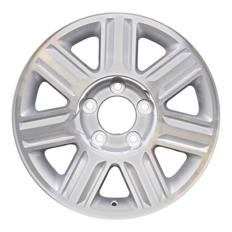 2001 lincoln navigator wheel 17 machined silver aluminum 5 lug w3473ms 1