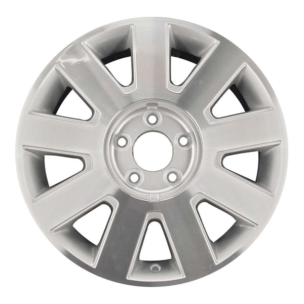 2005 lincoln town wheel 17 machined silver aluminum 5 lug w3501ms 4