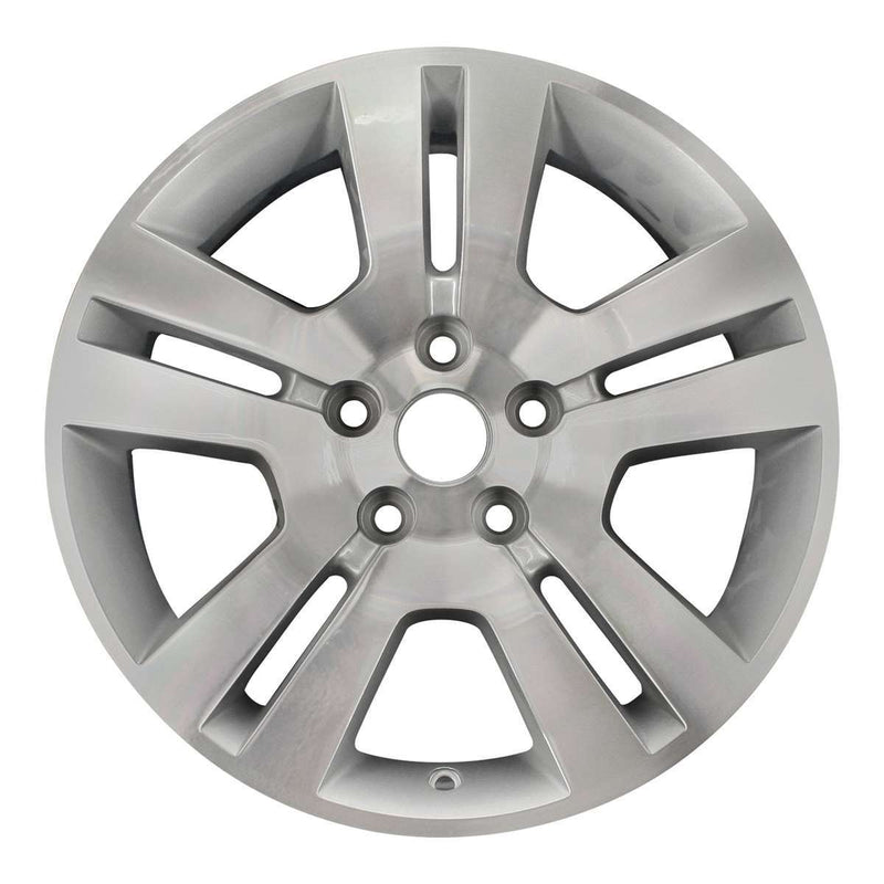 2009 ford fusion wheel 17 machined silver aluminum 5 lug w3628ms 4