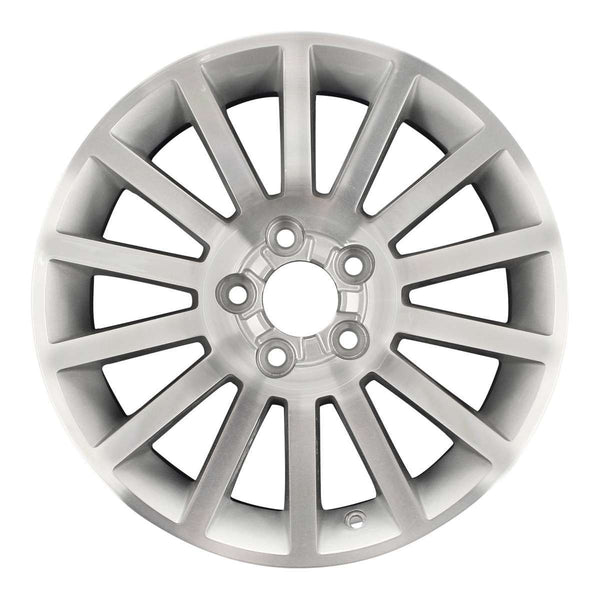 2007 mercury milan wheel 17 machined silver aluminum 5 lug rw3632ms 2