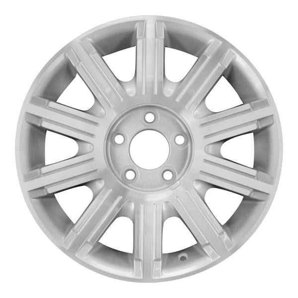 2011 lincoln town wheel 17 machined silver aluminum 5 lug w3635ms 6