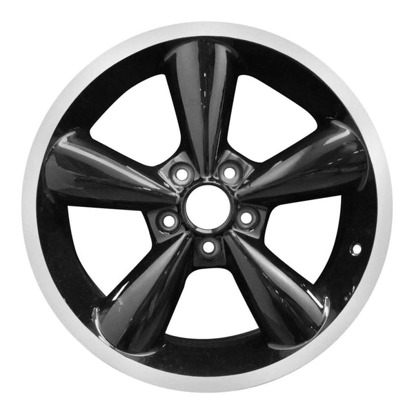 2007 ford mustang wheel 18 machined gloss black aluminum 5 lug w3648mb 2