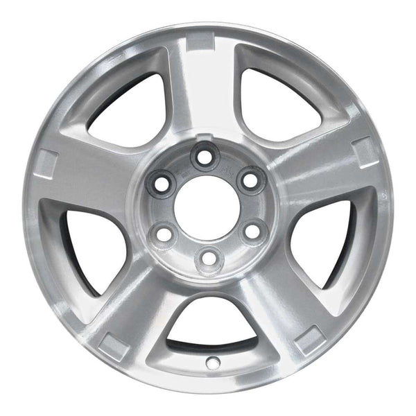 2008 ford expedition wheel 17 machined silver aluminum 6 lug w3660ms 2