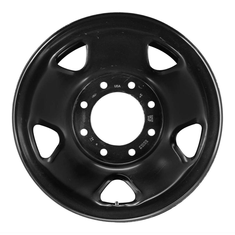 2009 ford f350 wheel 17 black steel 8 lug w3686b 5