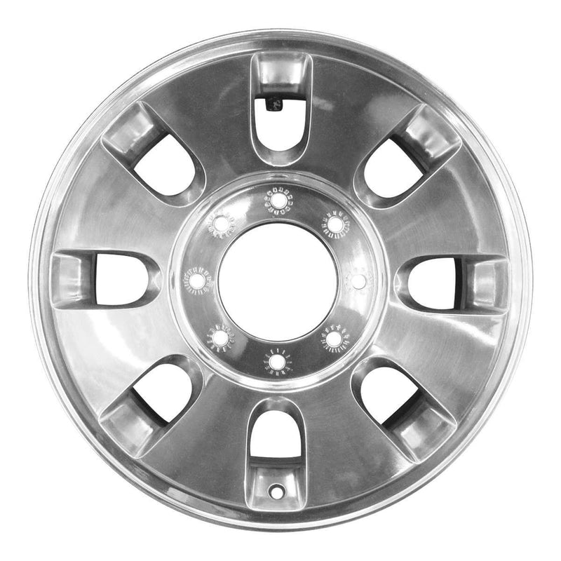 2009 ford f350 wheel 18 polished aluminum 8 lug w3690p 2