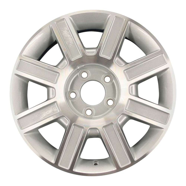 2006 lincoln town wheel 17 machined silver aluminum 5 lug w3754ms 1