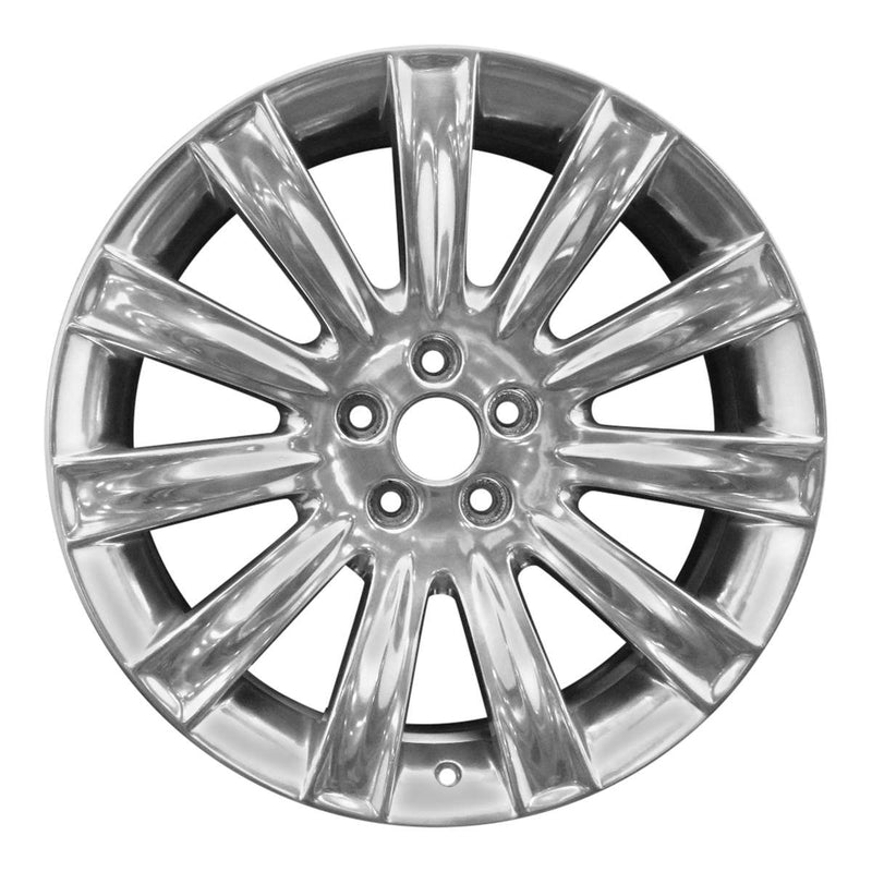 2009 lincoln mks wheel 20 polished aluminum 5 lug w3764p 1