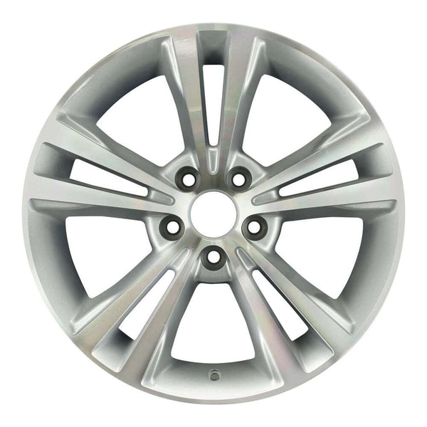 2009 lincoln mks wheel 18 machined silver aluminum 5 lug w3765ms 2