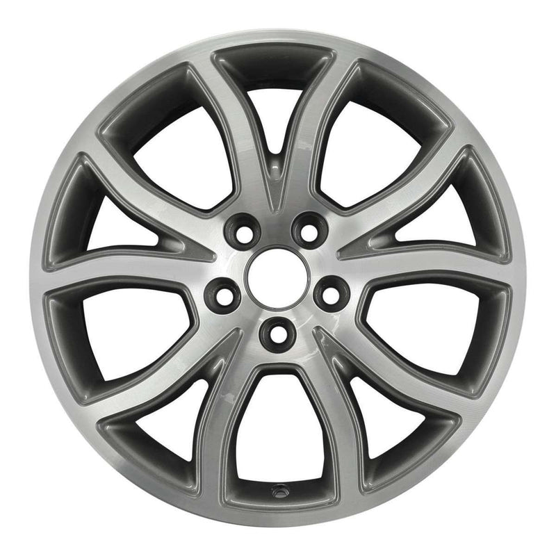 2012 ford fusion wheel 18 machined charcoal aluminum 5 lug w3801mc 3