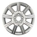 2010 lincoln mkz wheel 17 machined silver aluminum 5 lug w3805ms 1